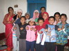 The children with cook mother
